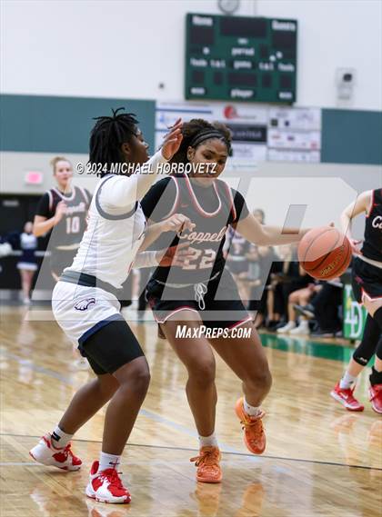 Thumbnail 2 in Coppell vs. Allen (UIL 6A Girls Basketball Bi-District) photogallery.