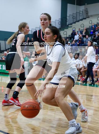 Thumbnail 1 in Coppell vs. Allen (UIL 6A Girls Basketball Bi-District) photogallery.