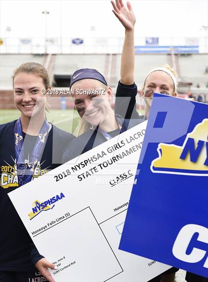 Thumbnail 3 in Honeoye Falls-Lima vs. Cold Spring Harbor (NYSPHSAA Class C Final) photogallery.