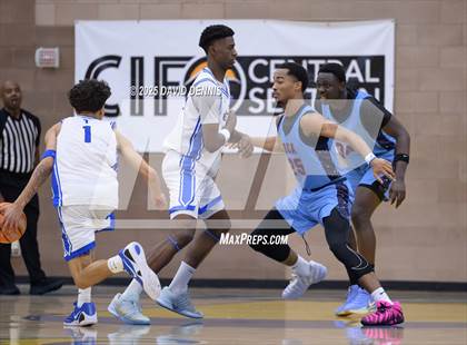 Thumbnail 2 in Destiny Christian Academy @ Bakersfield Christian (Meet in the Middle Classic) photogallery.