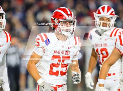 Thumbnail 2 in Mater Dei vs St John Bosco (CIF SS Div 1 Final) photogallery.