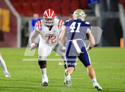 Thumbnail 1 in Mater Dei vs St John Bosco (CIF SS Div 1 Final) photogallery.