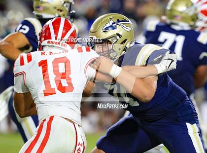 Thumbnail 1 in Mater Dei vs St John Bosco (CIF SS Div 1 Final) photogallery.