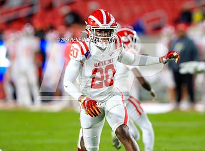 Thumbnail 3 in Mater Dei vs St John Bosco (CIF SS Div 1 Final) photogallery.