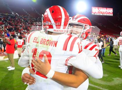 Thumbnail 1 in Mater Dei vs St John Bosco (CIF SS Div 1 Final) photogallery.