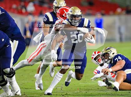 Thumbnail 2 in Mater Dei vs St John Bosco (CIF SS Div 1 Final) photogallery.