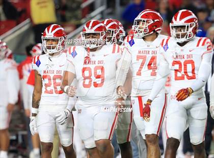 Thumbnail 2 in Mater Dei vs St John Bosco (CIF SS Div 1 Final) photogallery.