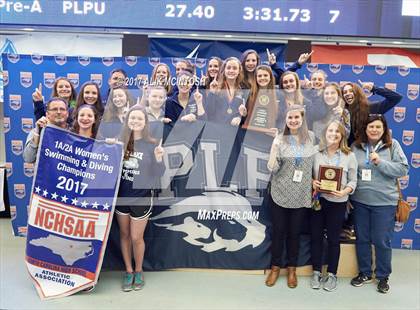 Thumbnail 3 in NCHSAA 1A/2A Swim Finals photogallery.