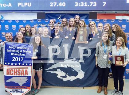 Thumbnail 1 in NCHSAA 1A/2A Swim Finals photogallery.