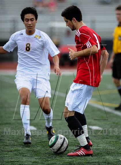 Thumbnail 2 in Neuqua Valley vs Fort Zumwalt South (Gateway City Soccer Classic) photogallery.