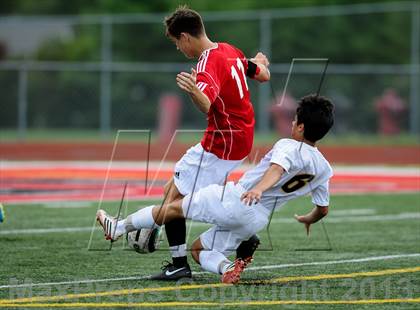 Thumbnail 3 in Neuqua Valley vs Fort Zumwalt South (Gateway City Soccer Classic) photogallery.