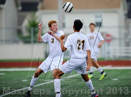 Thumbnail 2 in Neuqua Valley vs Fort Zumwalt South (Gateway City Soccer Classic) photogallery.