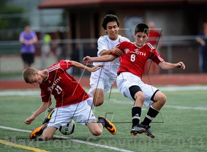 Thumbnail 3 in Neuqua Valley vs Fort Zumwalt South (Gateway City Soccer Classic) photogallery.