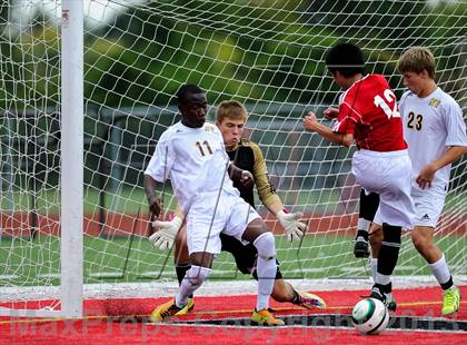 Thumbnail 2 in Neuqua Valley vs Fort Zumwalt South (Gateway City Soccer Classic) photogallery.