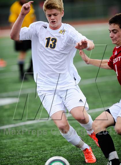 Thumbnail 2 in Neuqua Valley vs Fort Zumwalt South (Gateway City Soccer Classic) photogallery.