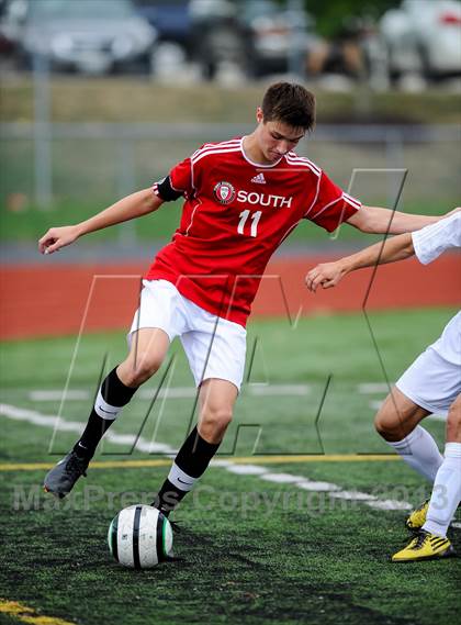 Thumbnail 1 in Neuqua Valley vs Fort Zumwalt South (Gateway City Soccer Classic) photogallery.