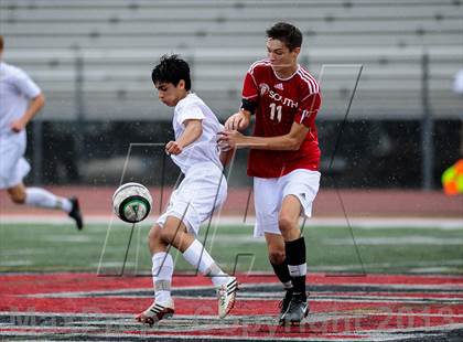 Thumbnail 3 in Neuqua Valley vs Fort Zumwalt South (Gateway City Soccer Classic) photogallery.