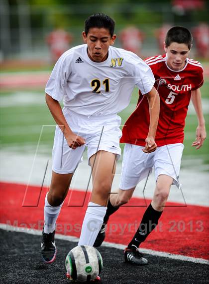 Thumbnail 1 in Neuqua Valley vs Fort Zumwalt South (Gateway City Soccer Classic) photogallery.