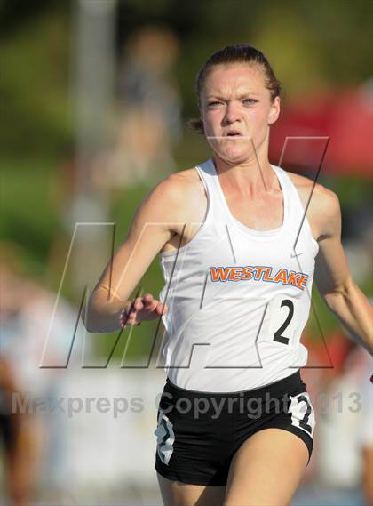 Thumbnail 2 in CIF State Track and Field Championships (Girls 4x100 Relay /100 Hurdles) photogallery.
