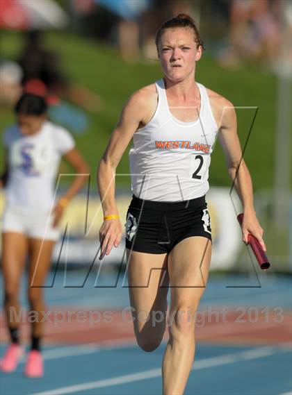 Thumbnail 3 in CIF State Track and Field Championships (Girls 4x100 Relay /100 Hurdles) photogallery.