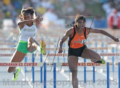 Thumbnail 3 in CIF State Track and Field Championships (Girls 4x100 Relay /100 Hurdles) photogallery.