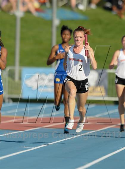 Thumbnail 3 in CIF State Track and Field Championships (Girls 4x100 Relay /100 Hurdles) photogallery.
