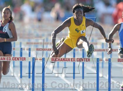 Thumbnail 3 in CIF State Track and Field Championships (Girls 4x100 Relay /100 Hurdles) photogallery.