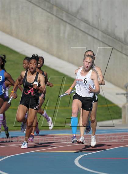 Thumbnail 3 in CIF State Track and Field Championships (Girls 4x100 Relay /100 Hurdles) photogallery.