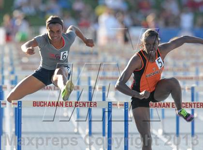 Thumbnail 3 in CIF State Track and Field Championships (Girls 4x100 Relay /100 Hurdles) photogallery.