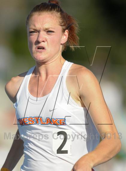 Thumbnail 2 in CIF State Track and Field Championships (Girls 4x100 Relay /100 Hurdles) photogallery.