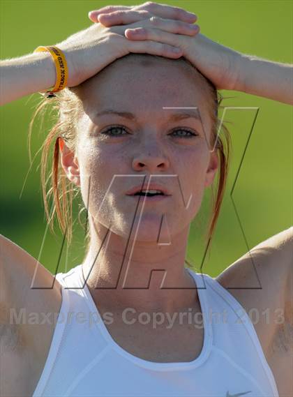 Thumbnail 3 in CIF State Track and Field Championships (Girls 4x100 Relay /100 Hurdles) photogallery.