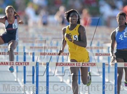 Thumbnail 2 in CIF State Track and Field Championships (Girls 4x100 Relay /100 Hurdles) photogallery.