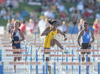 Thumbnail 3 in CIF State Track and Field Championships (Girls 4x100 Relay /100 Hurdles) photogallery.