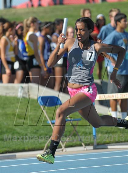 Thumbnail 3 in CIF State Track and Field Championships (Girls 4x100 Relay /100 Hurdles) photogallery.