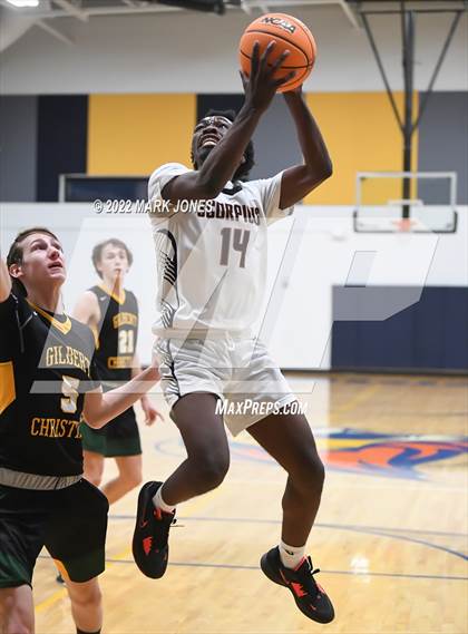 Thumbnail 2 in Desert Edge vs. Gilbert Christian (North Valley Shootout) photogallery.