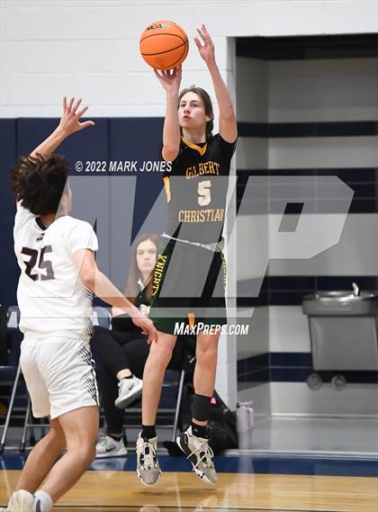 Thumbnail 2 in Desert Edge vs. Gilbert Christian (North Valley Shootout) photogallery.