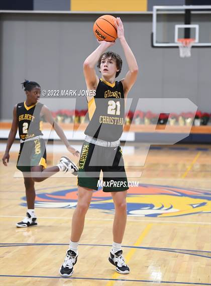 Thumbnail 1 in Desert Edge vs. Gilbert Christian (North Valley Shootout) photogallery.