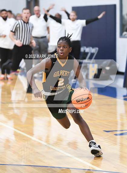 Thumbnail 2 in Desert Edge vs. Gilbert Christian (North Valley Shootout) photogallery.