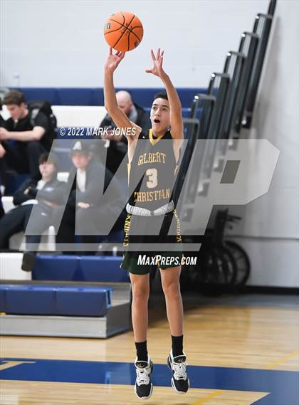 Thumbnail 2 in Desert Edge vs. Gilbert Christian (North Valley Shootout) photogallery.