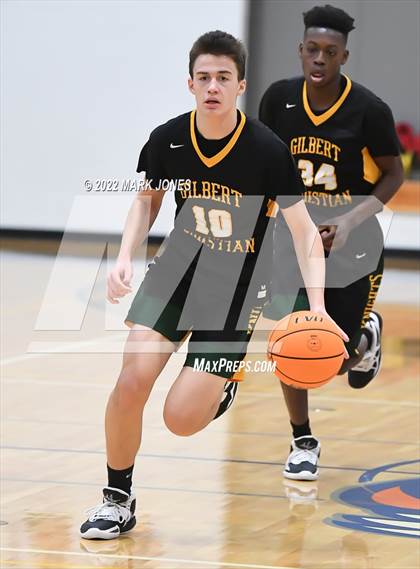 Thumbnail 2 in Desert Edge vs. Gilbert Christian (North Valley Shootout) photogallery.