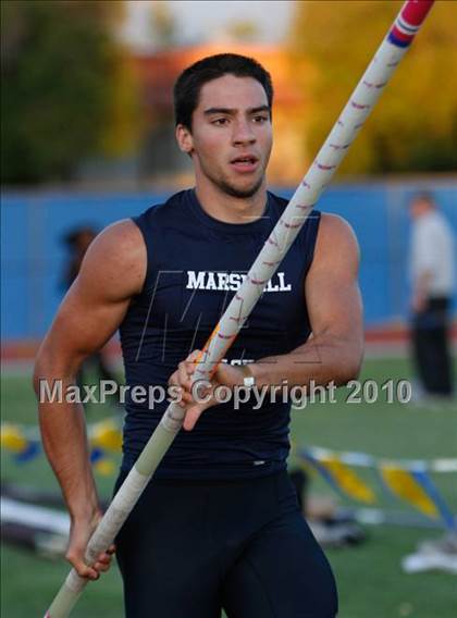 Thumbnail 3 in CIF LACS Matsers Championships (Boys Pole Vault) photogallery.