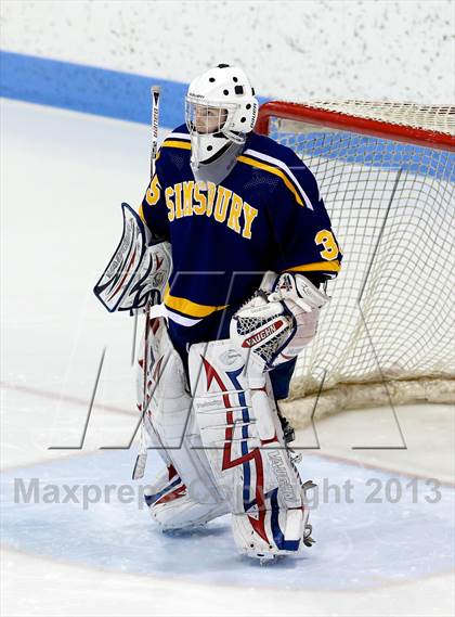 Thumbnail 1 in Notre Dame-West Haven vs Simsbury (CIAC Division I Quarterfinal) photogallery.