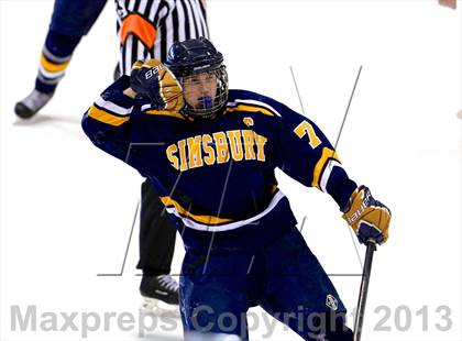 Thumbnail 2 in Notre Dame-West Haven vs Simsbury (CIAC Division I Quarterfinal) photogallery.