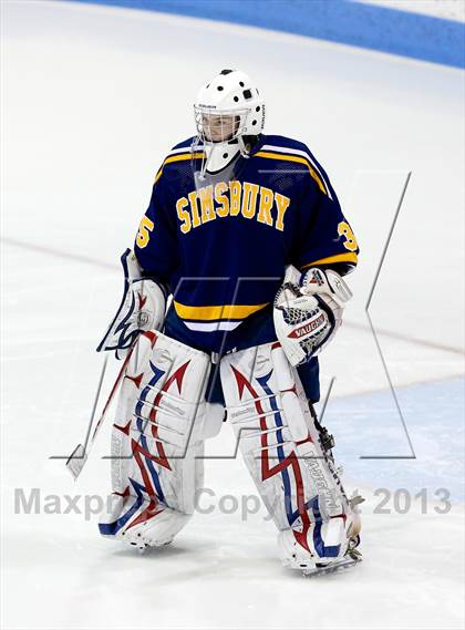 Thumbnail 3 in Notre Dame-West Haven vs Simsbury (CIAC Division I Quarterfinal) photogallery.