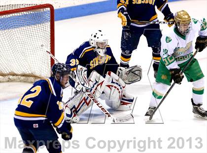Thumbnail 2 in Notre Dame-West Haven vs Simsbury (CIAC Division I Quarterfinal) photogallery.