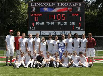 Thumbnail 2 in Central Catholic vs. Ripon (CIF SJS D5 Final) photogallery.