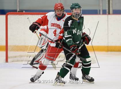 Thumbnail 2 in New Milford vs. Cheshire (West Haven Christmas D2 Final) photogallery.