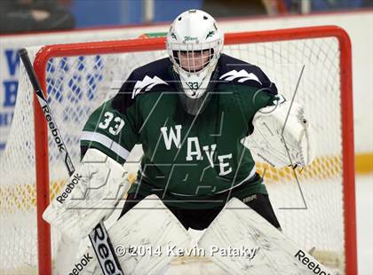 Thumbnail 2 in New Milford vs. Cheshire (West Haven Christmas D2 Final) photogallery.