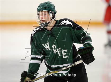 Thumbnail 2 in New Milford vs. Cheshire (West Haven Christmas D2 Final) photogallery.