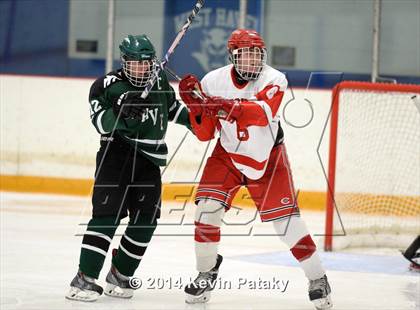 Thumbnail 1 in New Milford vs. Cheshire (West Haven Christmas D2 Final) photogallery.